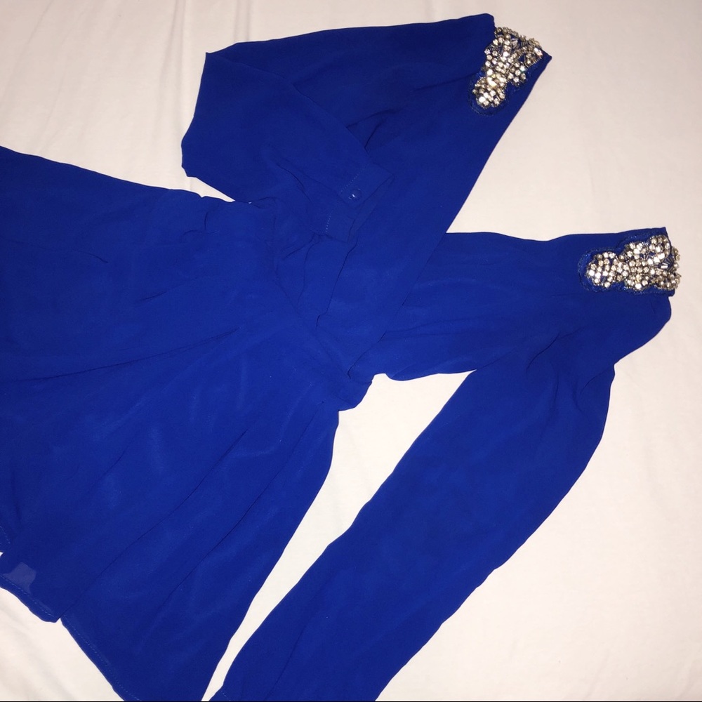 Royal Blue Romper
